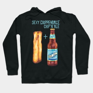 Cute Food Pun - Sexy Chip 'N" Ale Hoodie